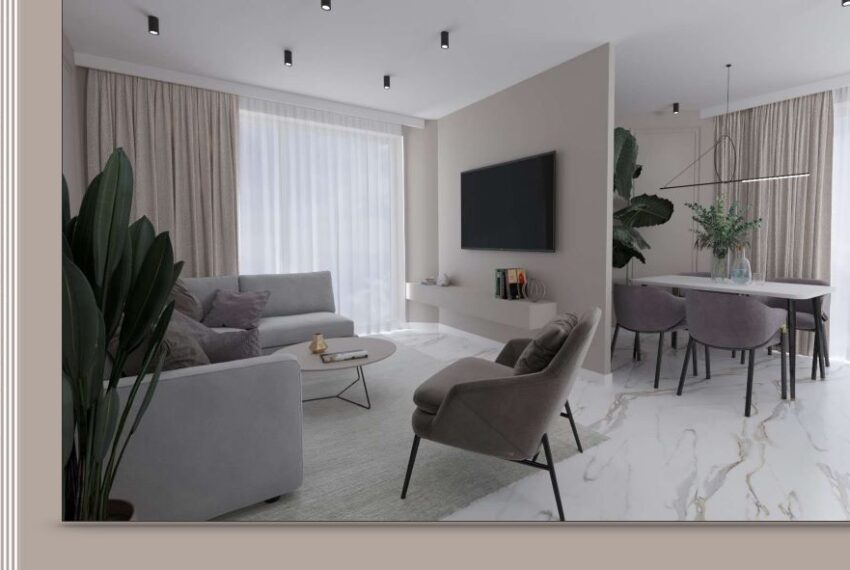 5th-Floor 2+2 Apartment in Lunamar, Armação de Pera – Last Unit for Sale Living room