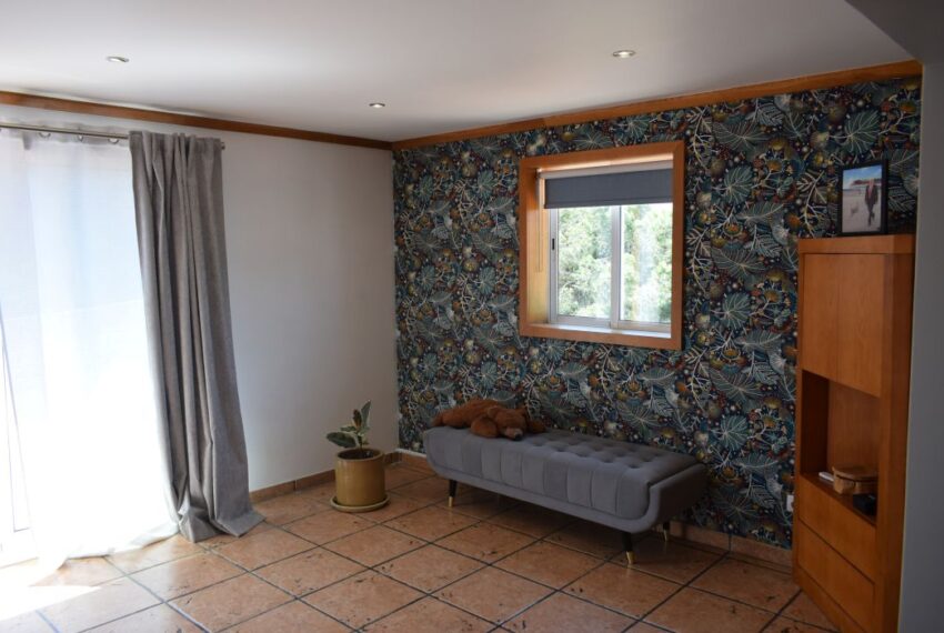 Bedroom seating area
