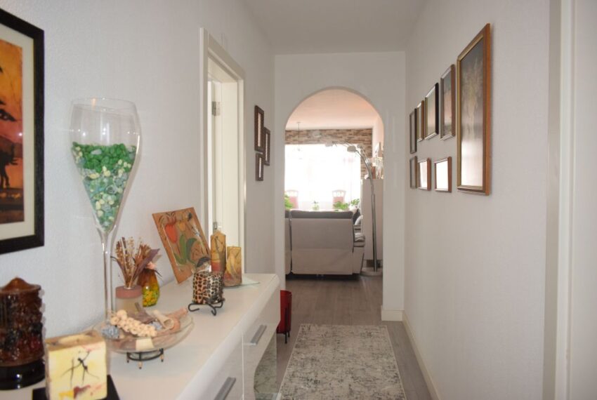 Hallway to living