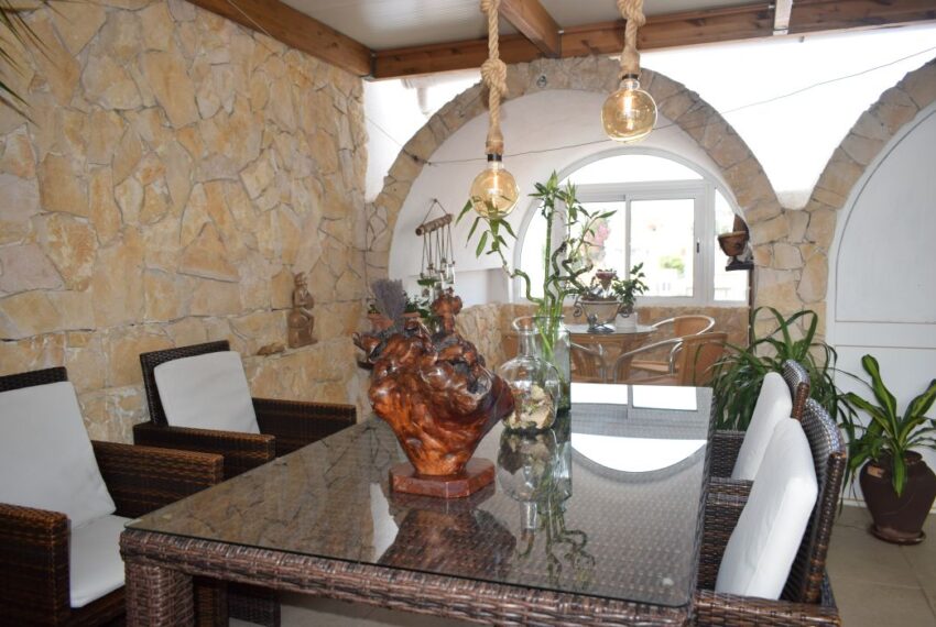 Outdoor seating area